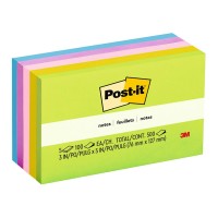5-Pack Post-it Notes 655-5UC 76x127mm Floral Fantasy (Jaipur)